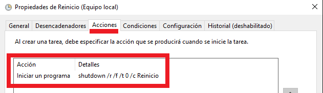 Windows: Programar apagado o reinicio automático